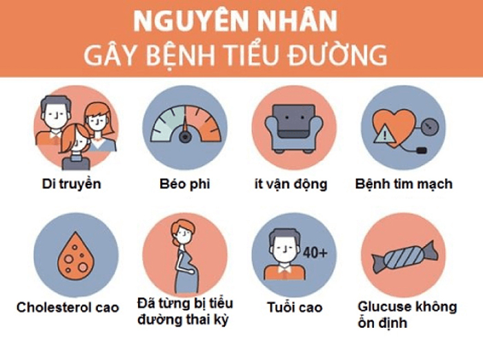 Nguyên nhân dẫn đến tiểu đường